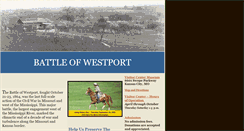 Desktop Screenshot of battleofwestport.org